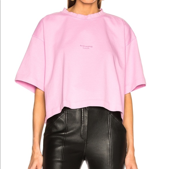 acne studios crop top